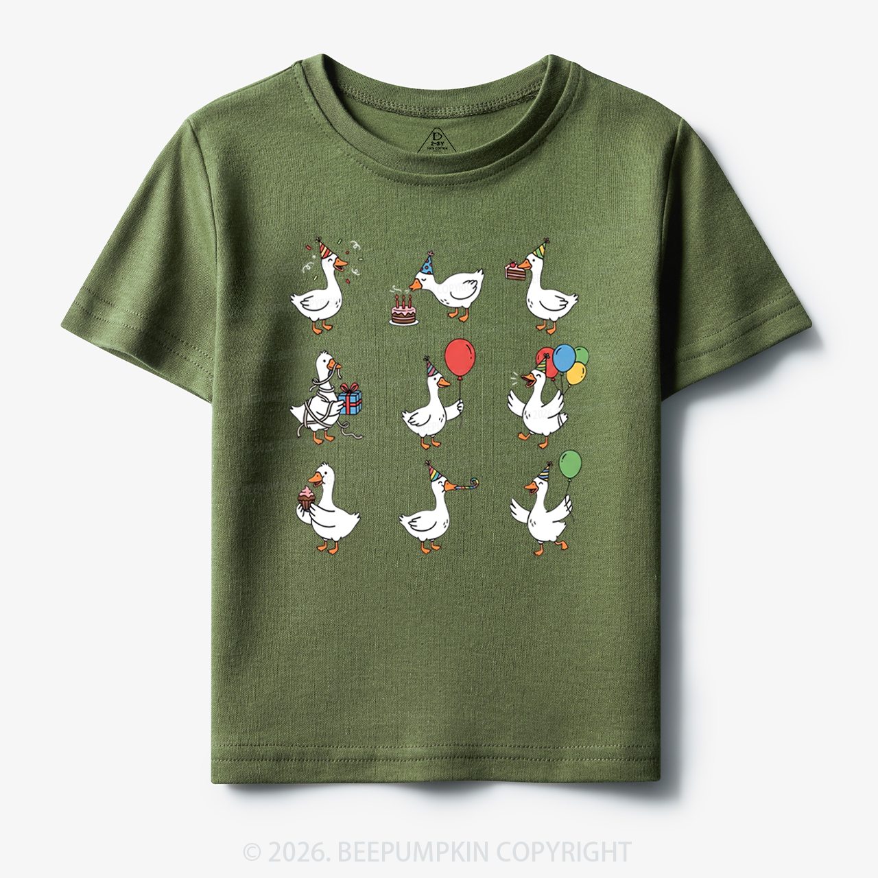 Silly Goose Birthday Toddler&Kid's Tees