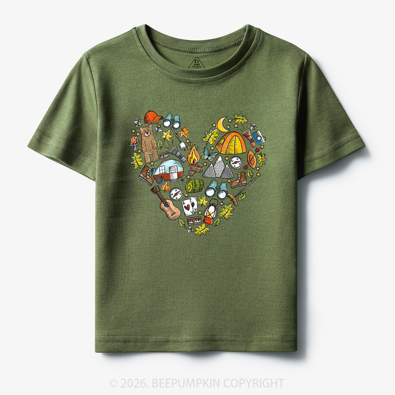 Love Camping Funny Hiking Toddler&Kid's Tees