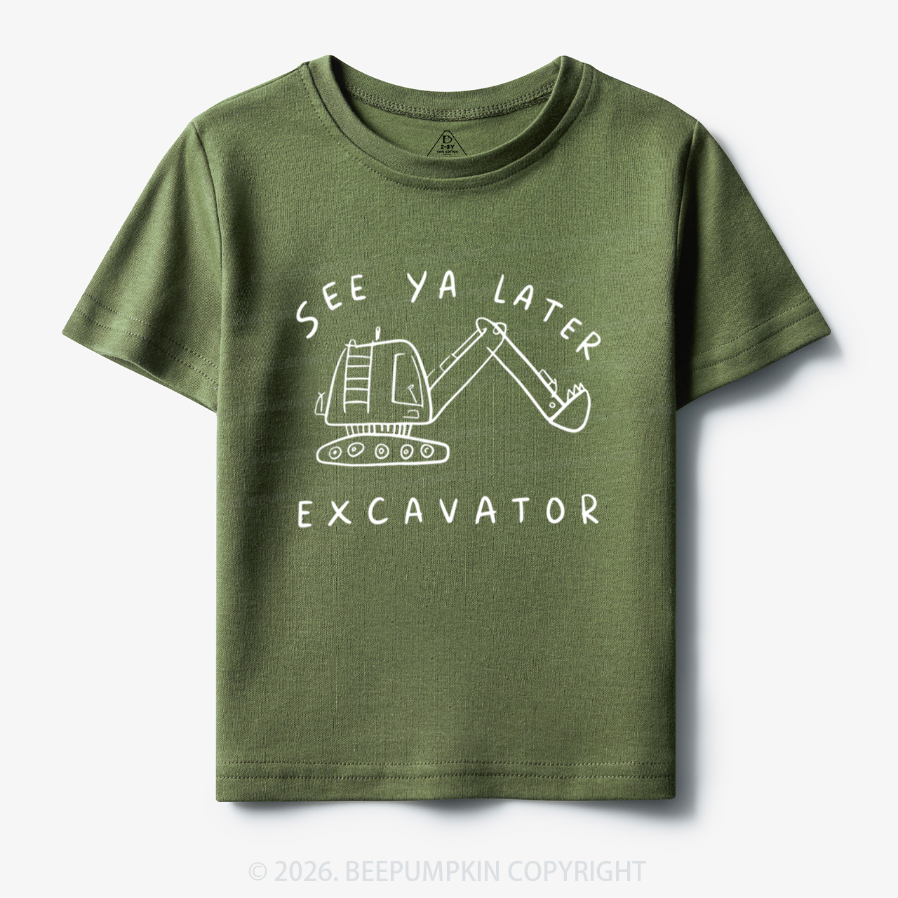 See Ya Later Excavator Construction Toddler&Kid's Tees