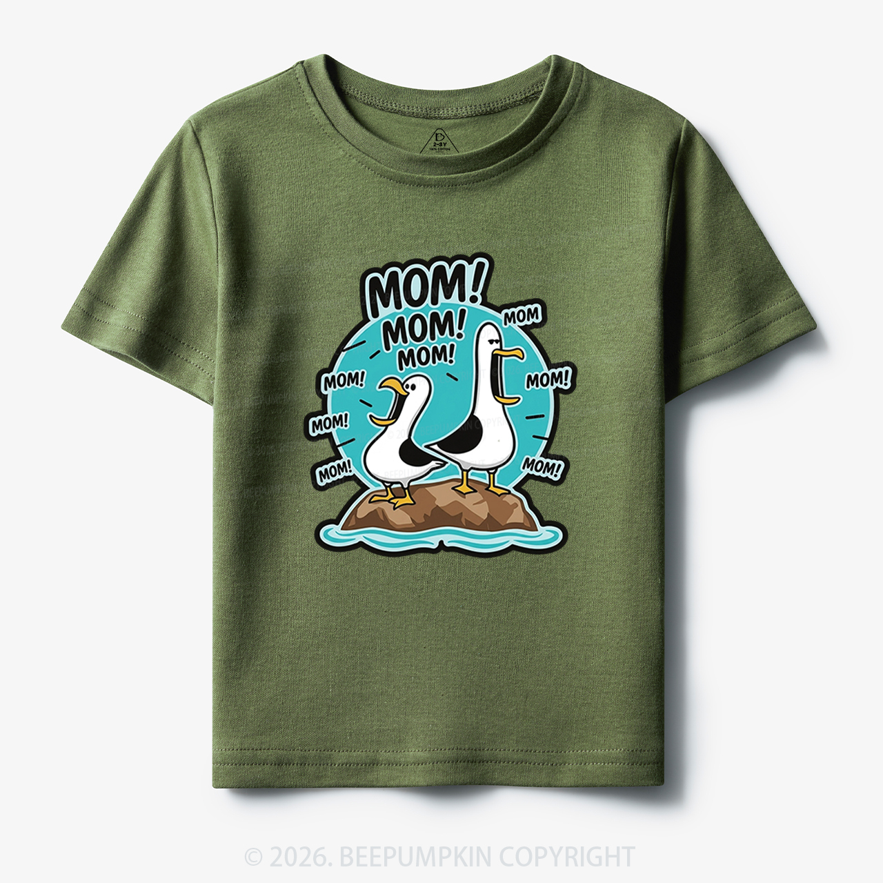 Funny Seagull MOM Toddler&Kid's Tees