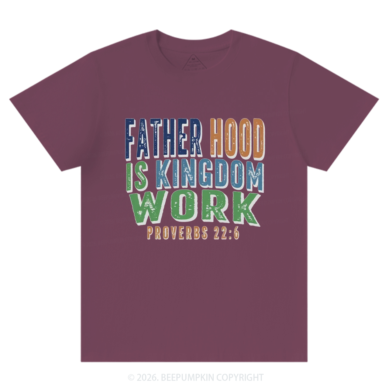 Christian Dad Fatherhood Is Kingdom Work T-Shirts