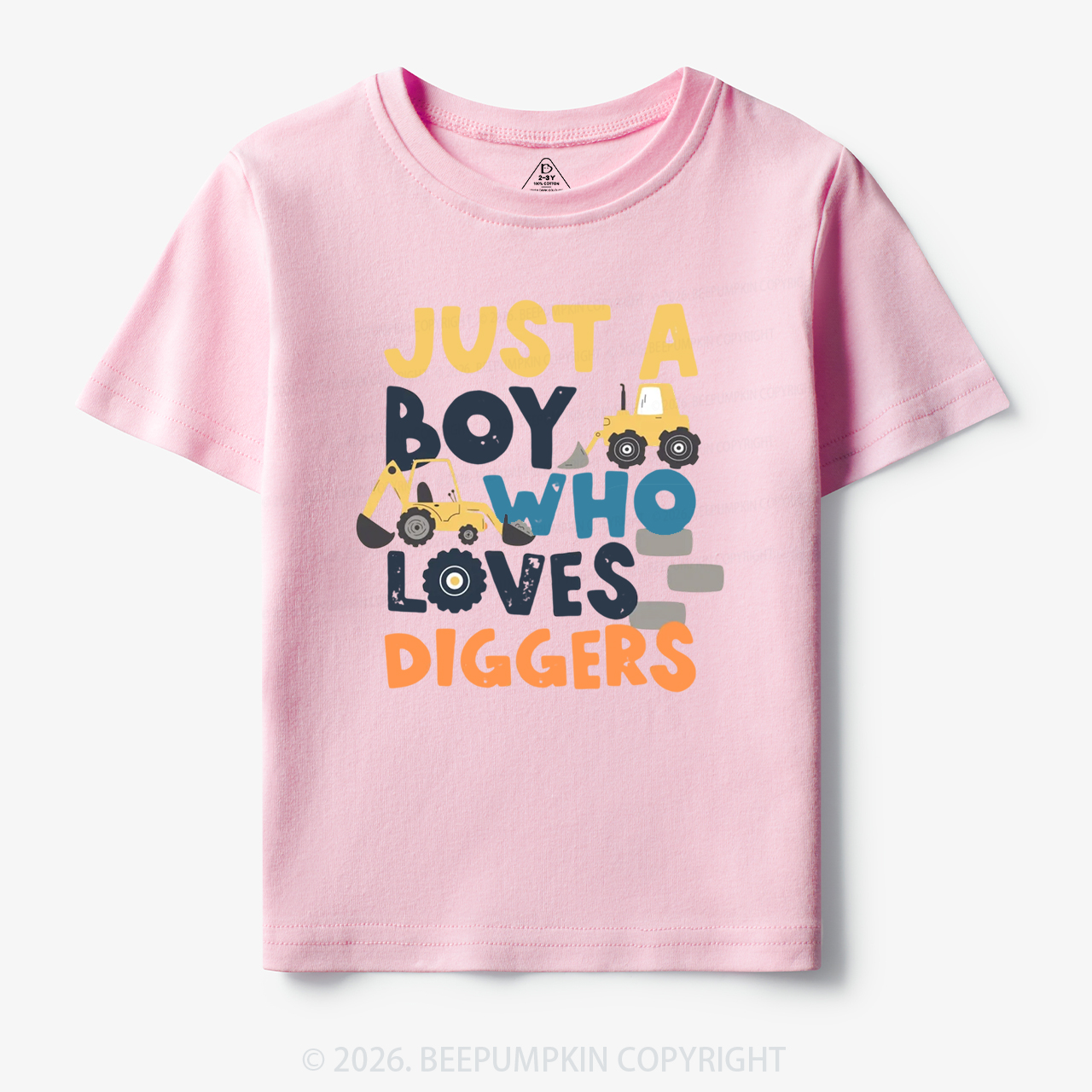 Just a Boy Who Loves Diggers Toddler&Kid's Tees