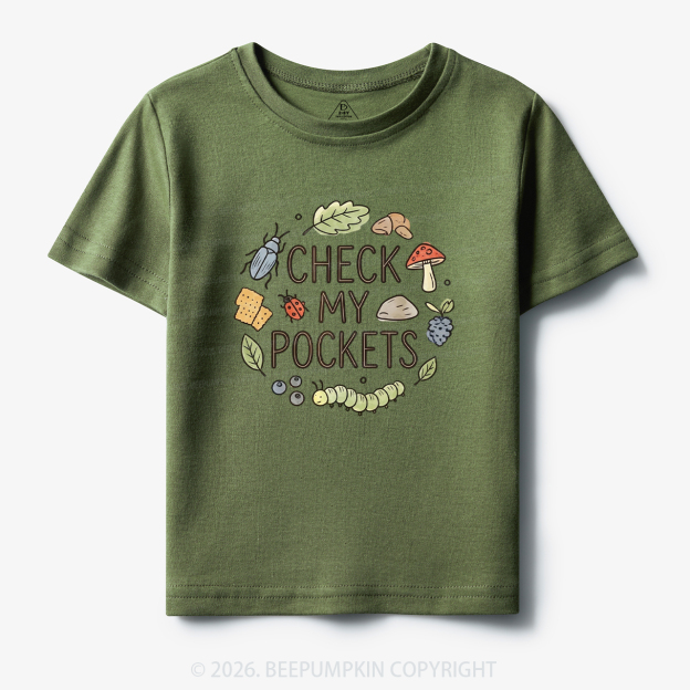  Check My Pockets Toddler&Kid's Tees
