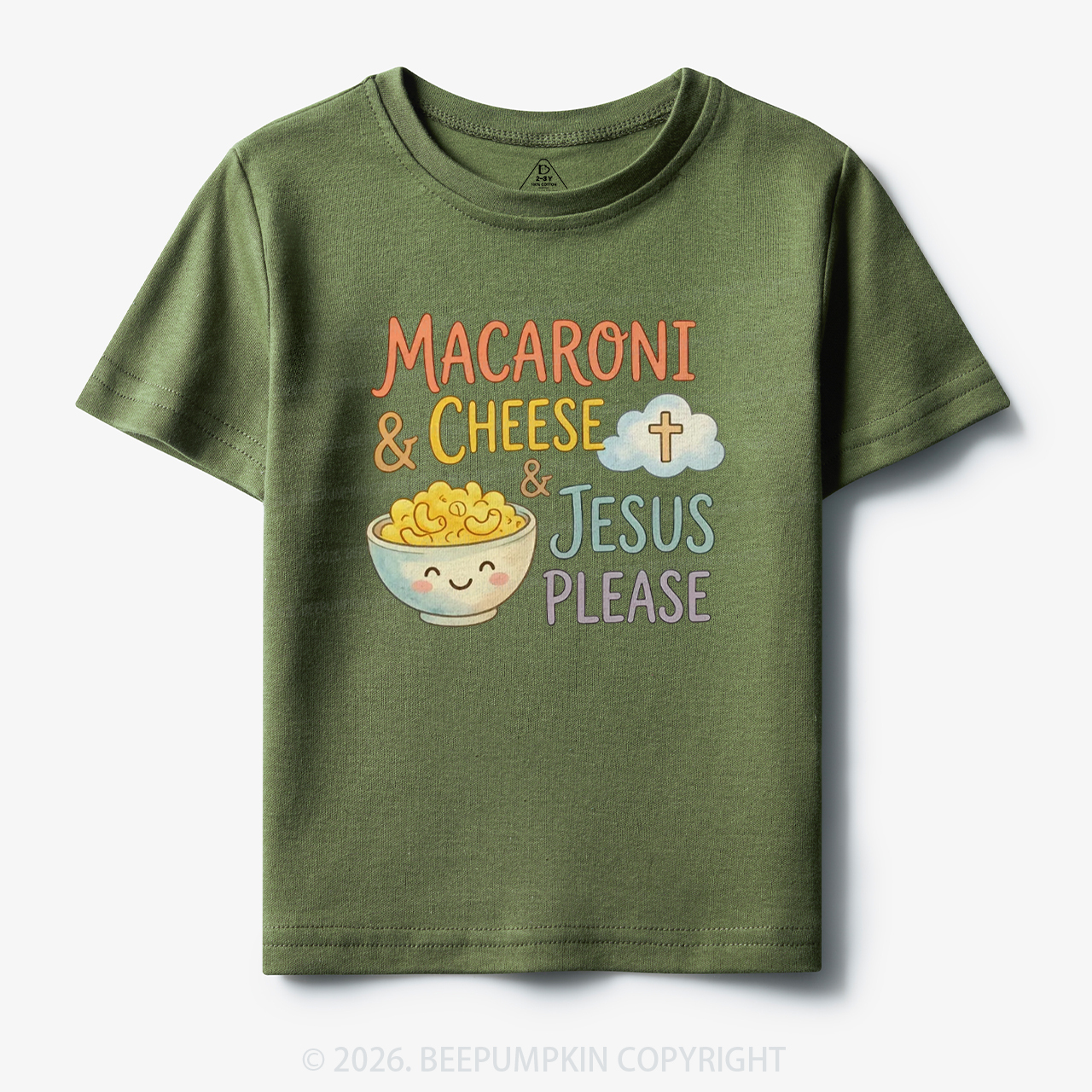 Macaroni & Cheese & Jesus Please Toddler&Kid's Tees