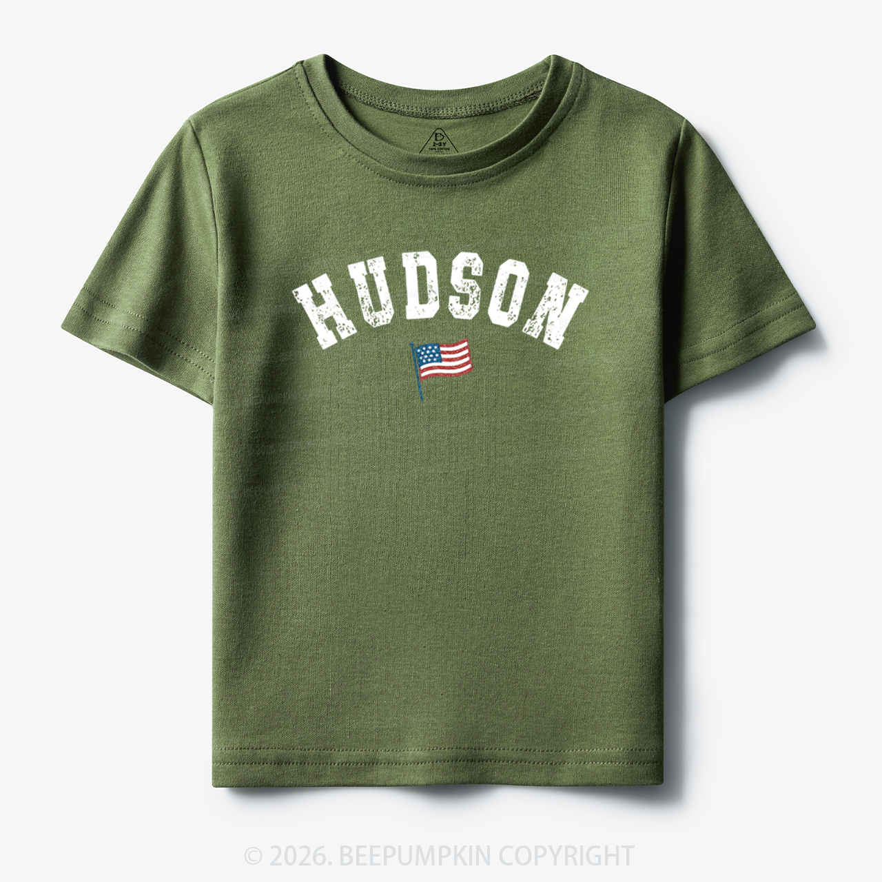 Personalized USA Flag with Name Toddler&Kid's Tees