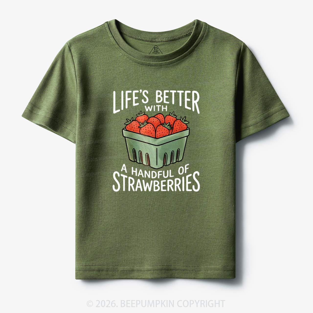 Life's Better With Strawberries Toddler&Kid's Tees