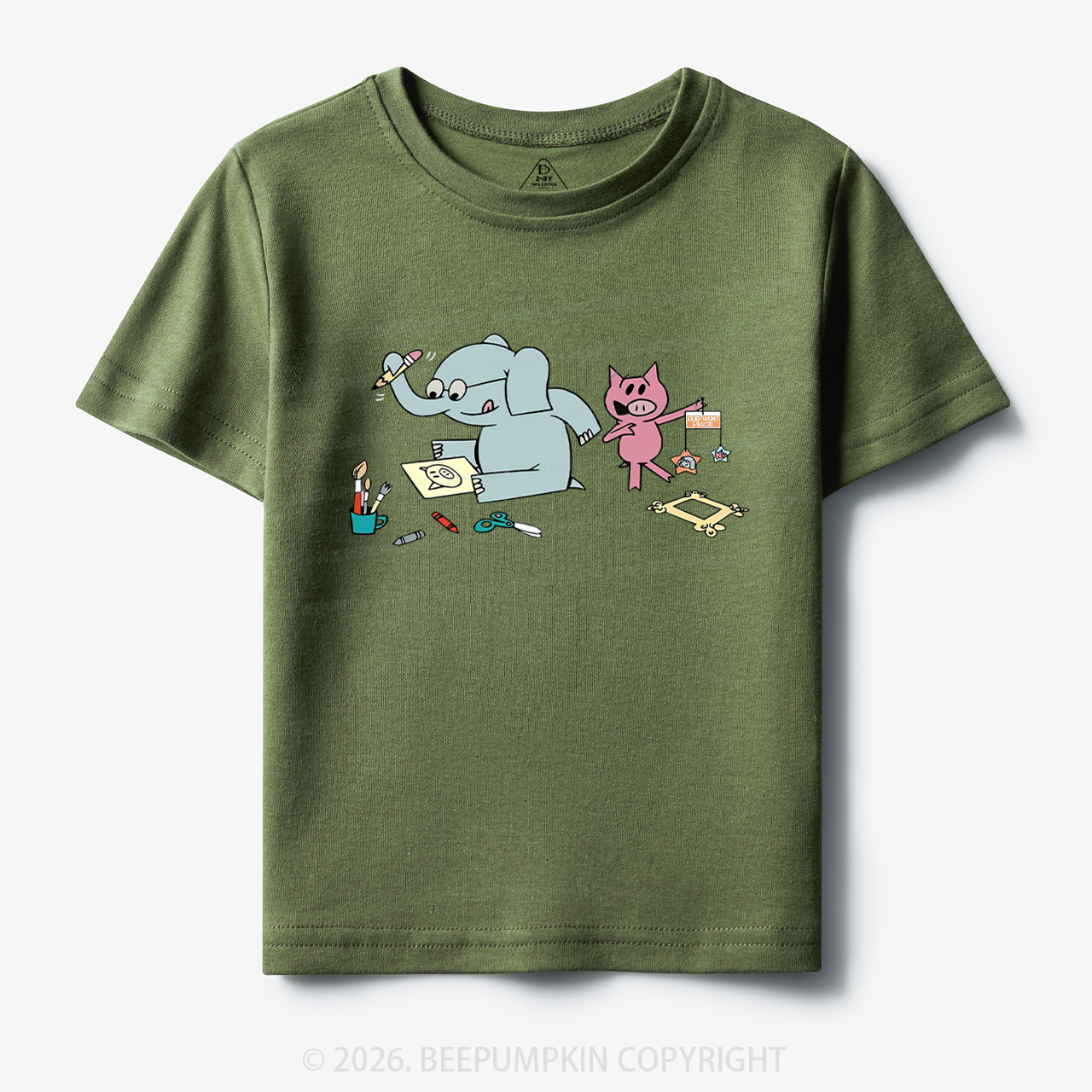 Elephant and Piggie Read More Book Toddler&Kid's Tees