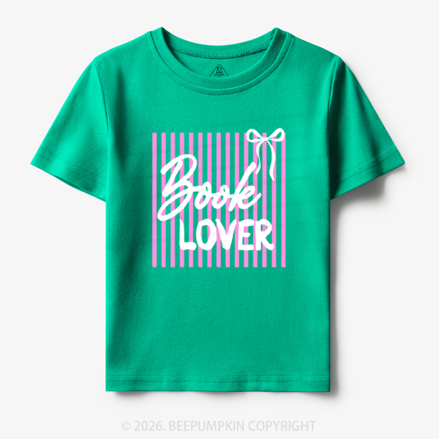 Coquette Book Preppy Stripes Toddler&Kid's Tees
