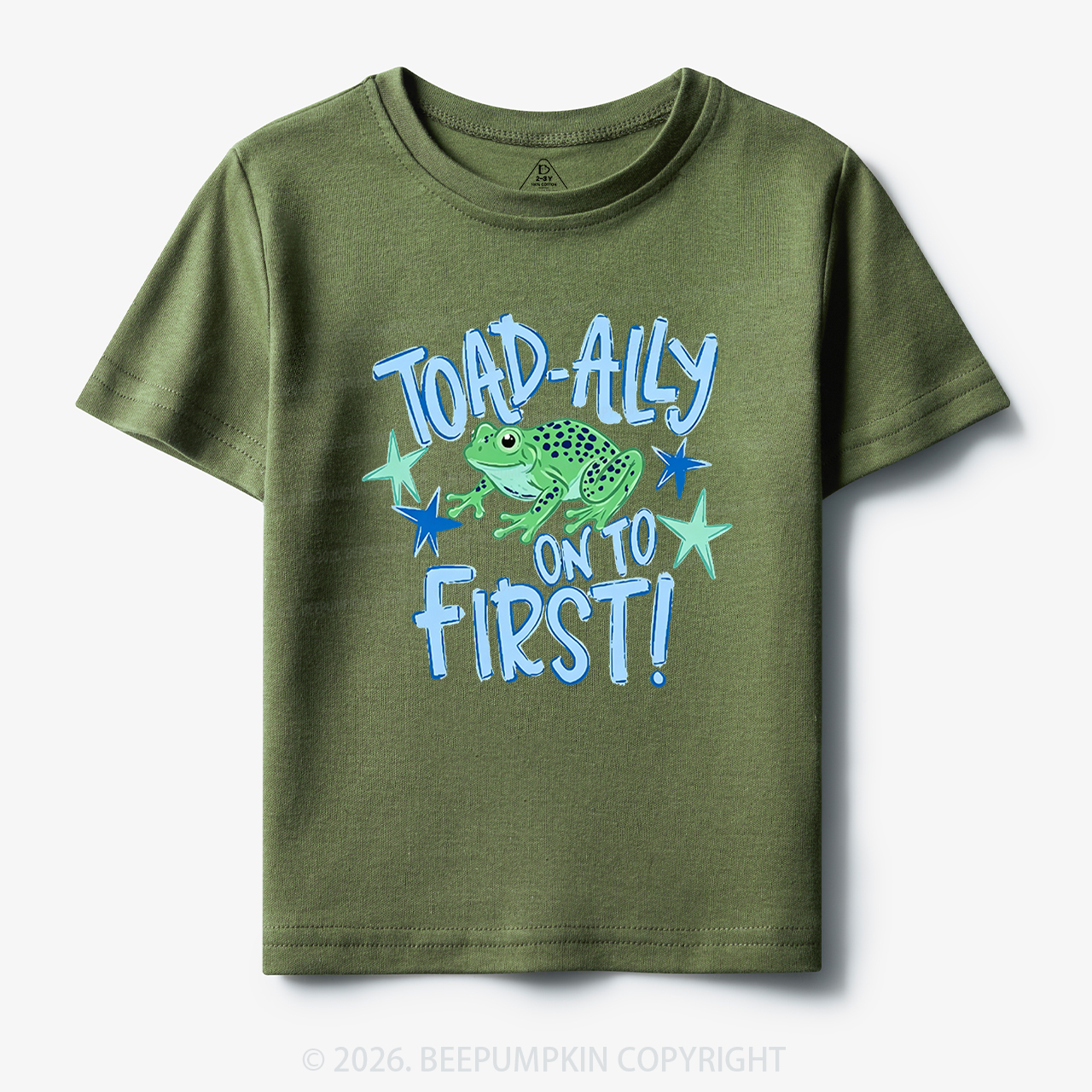 Personalized Toad-ally On To Grade Toddler&Kid's Tees