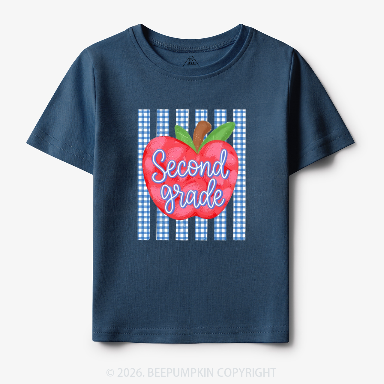 Striped Apple Grade Back To School Toddler&Kid's Tees
