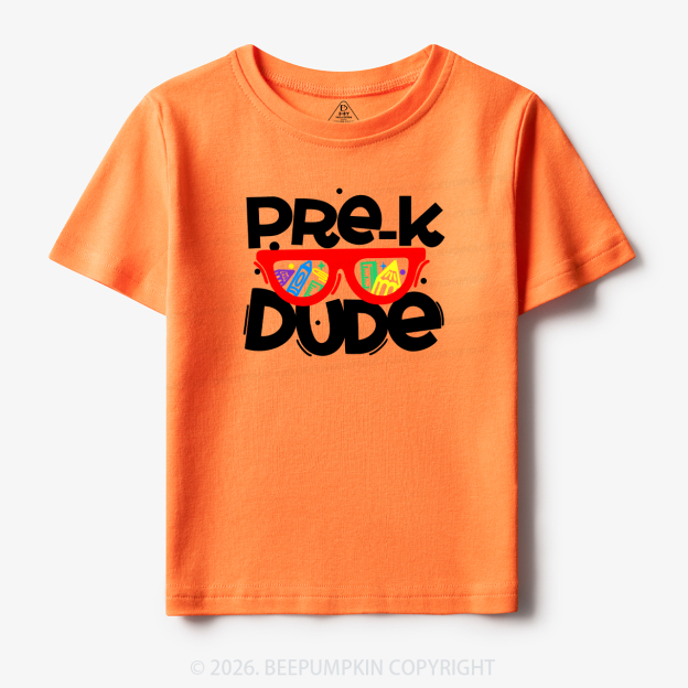 Pre-K Dude Back To School Shirt 