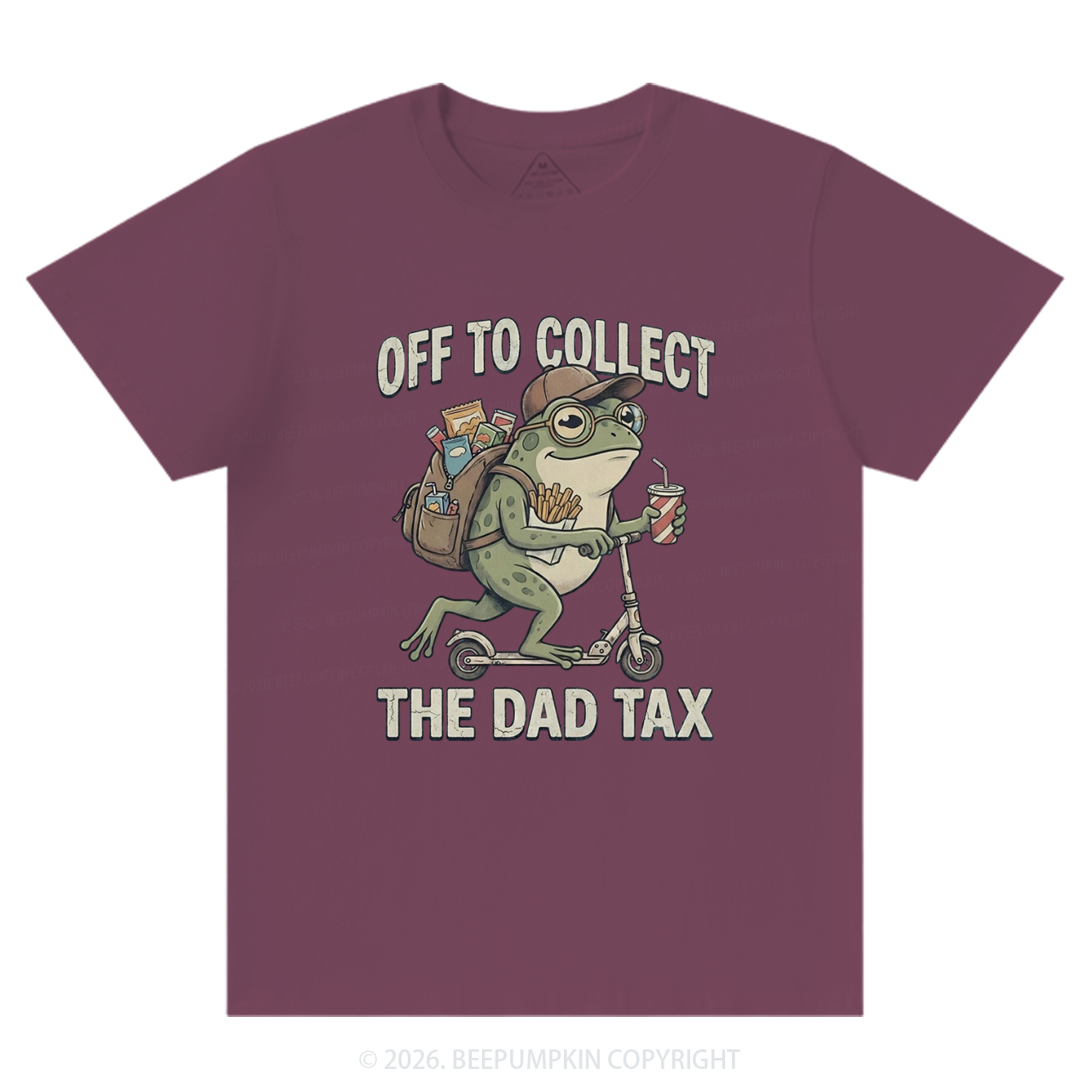 Funny Frog Off To Collect The Dad Tax T-Shirts