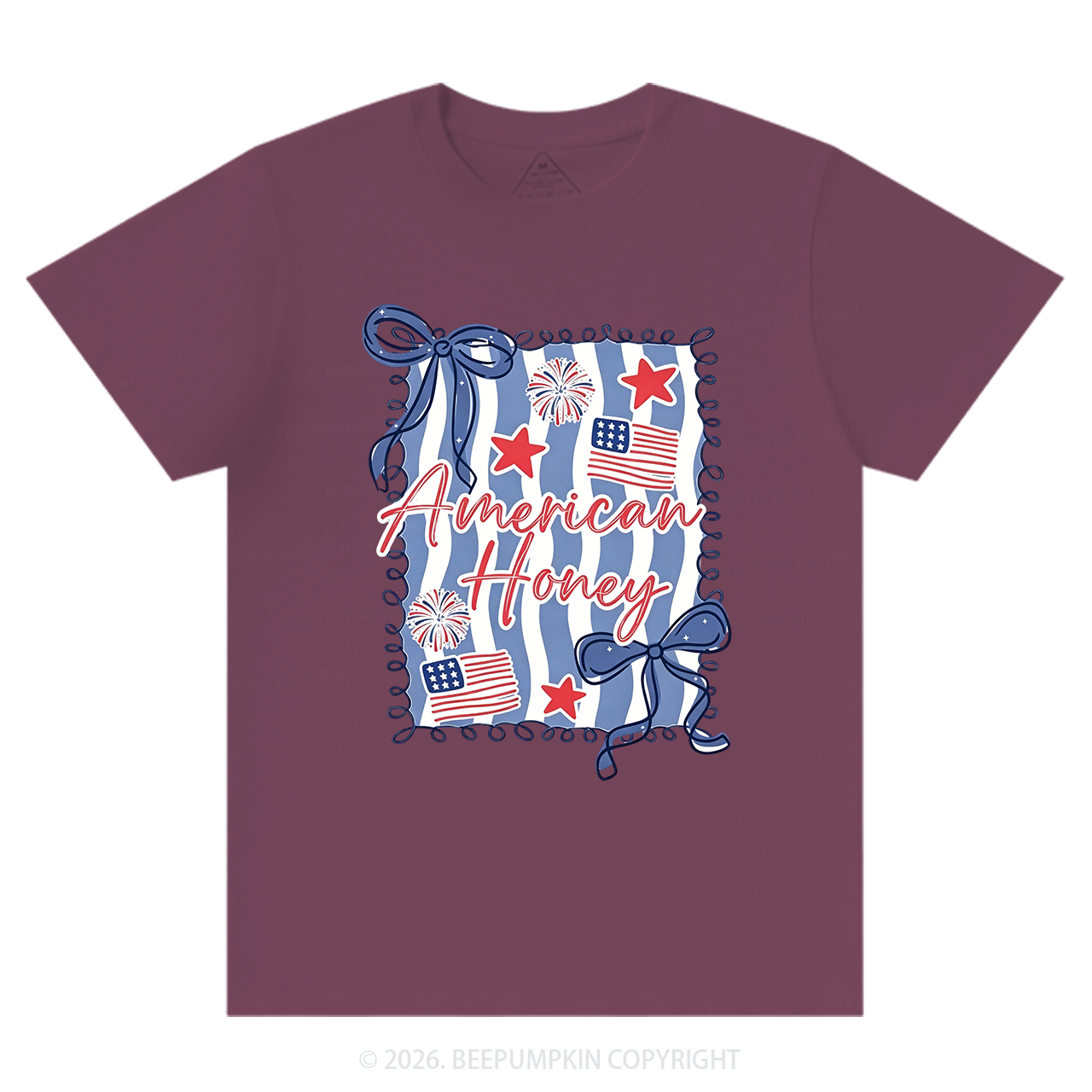 American Honey Flag Bows T-Shirts