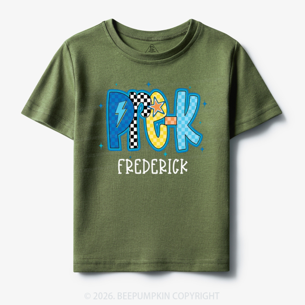 Personalized Prek School Back To School Toddler&Kid's Tees