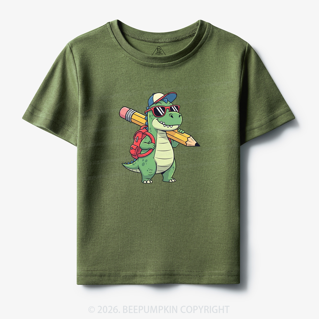 Funny Rex Back to School Dinosaur Toddler&Kid's Tees