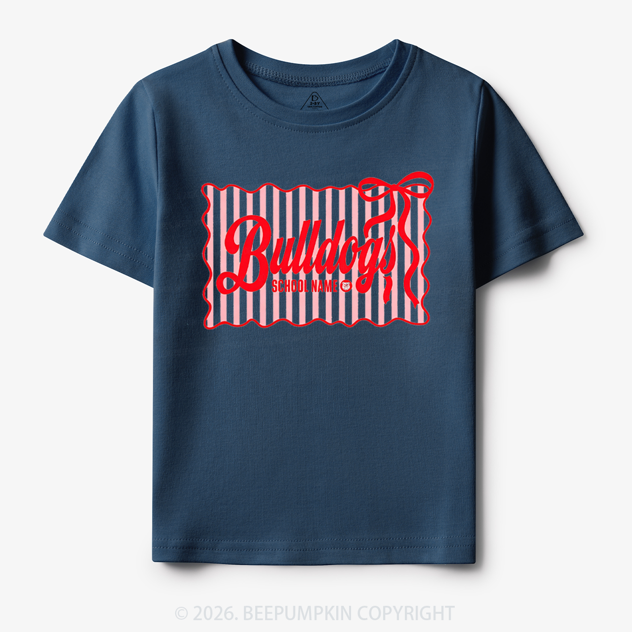 Personalized School Name Mascot Toddler&Kid's Tees