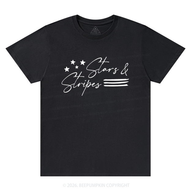 Stars and Stripes Retro American Flag T-Shirts