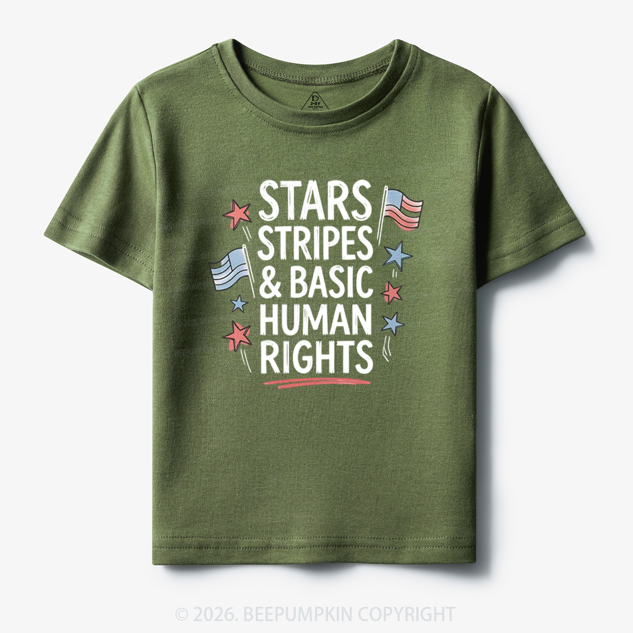 Stars Stripes Patriotic 4th Of July Toddler&Kid's Tees