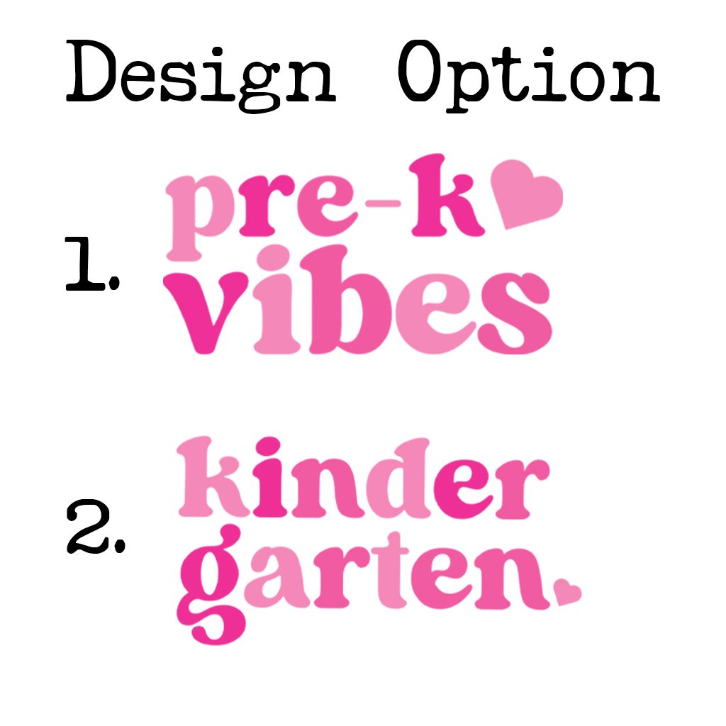 Pre-k Vibes Kindergarten Back to School Toddler&Kid's Tees