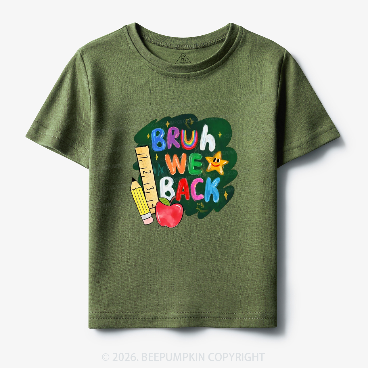 Bruh We Back Funny Back to School Toddler&Kid's Tees