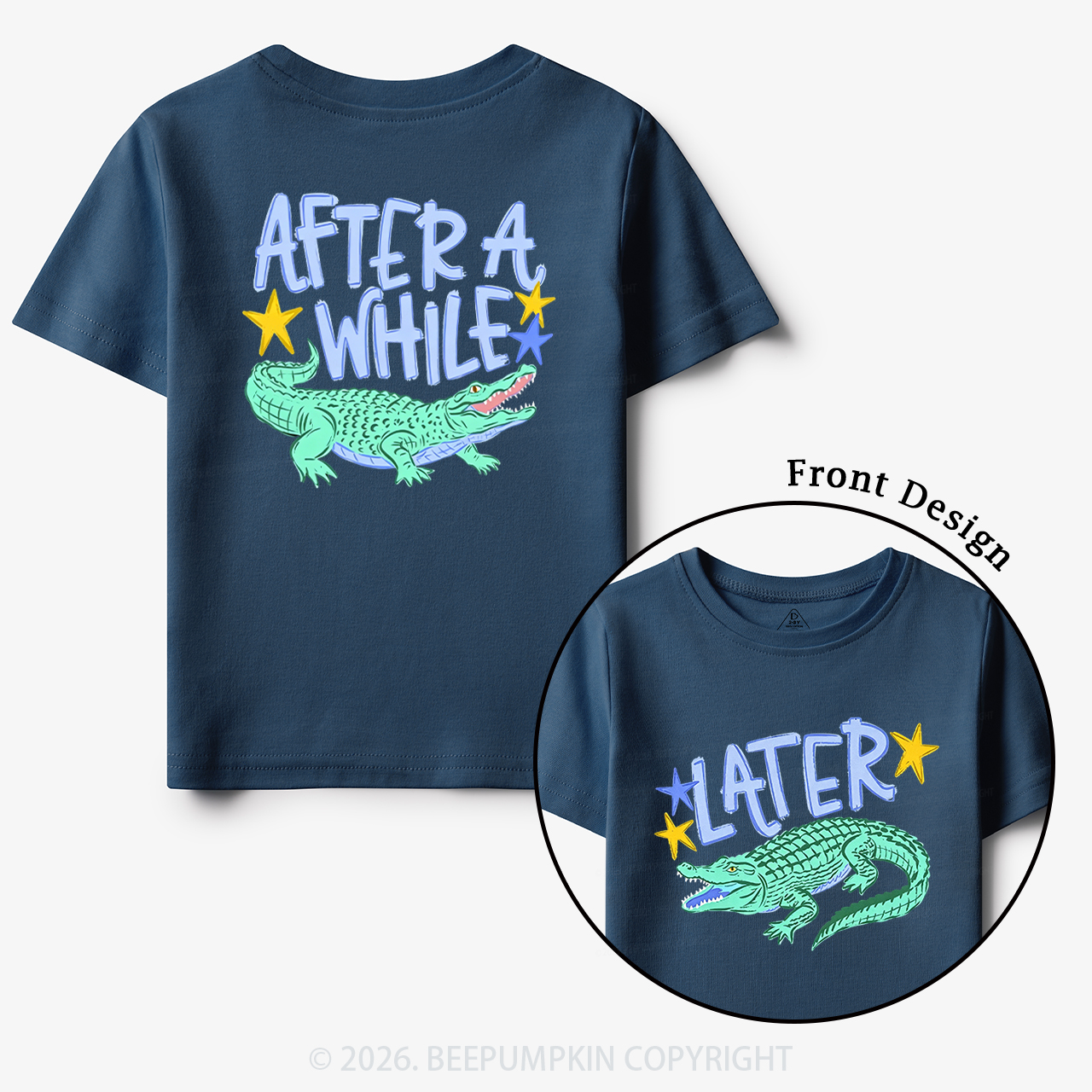 Later Gator After A While Crocodile Toddler&Kid's Tees