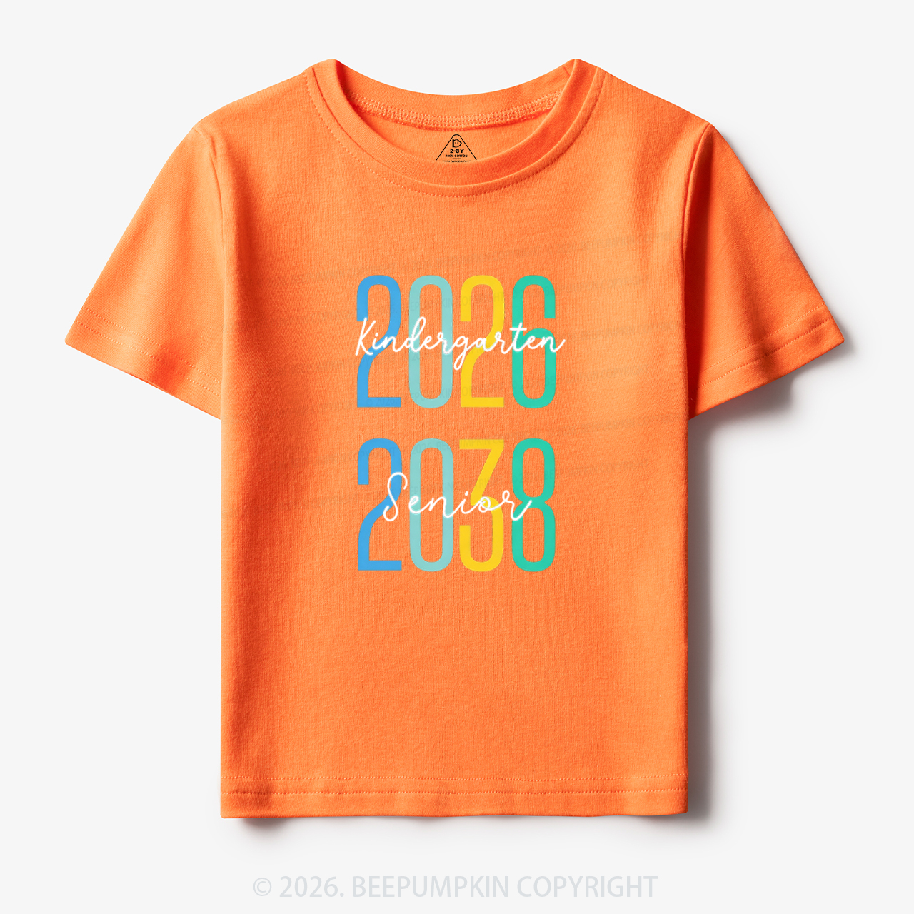 Class of 2026 Kindergarten 2038 Senior Toddler&Kid's Tees