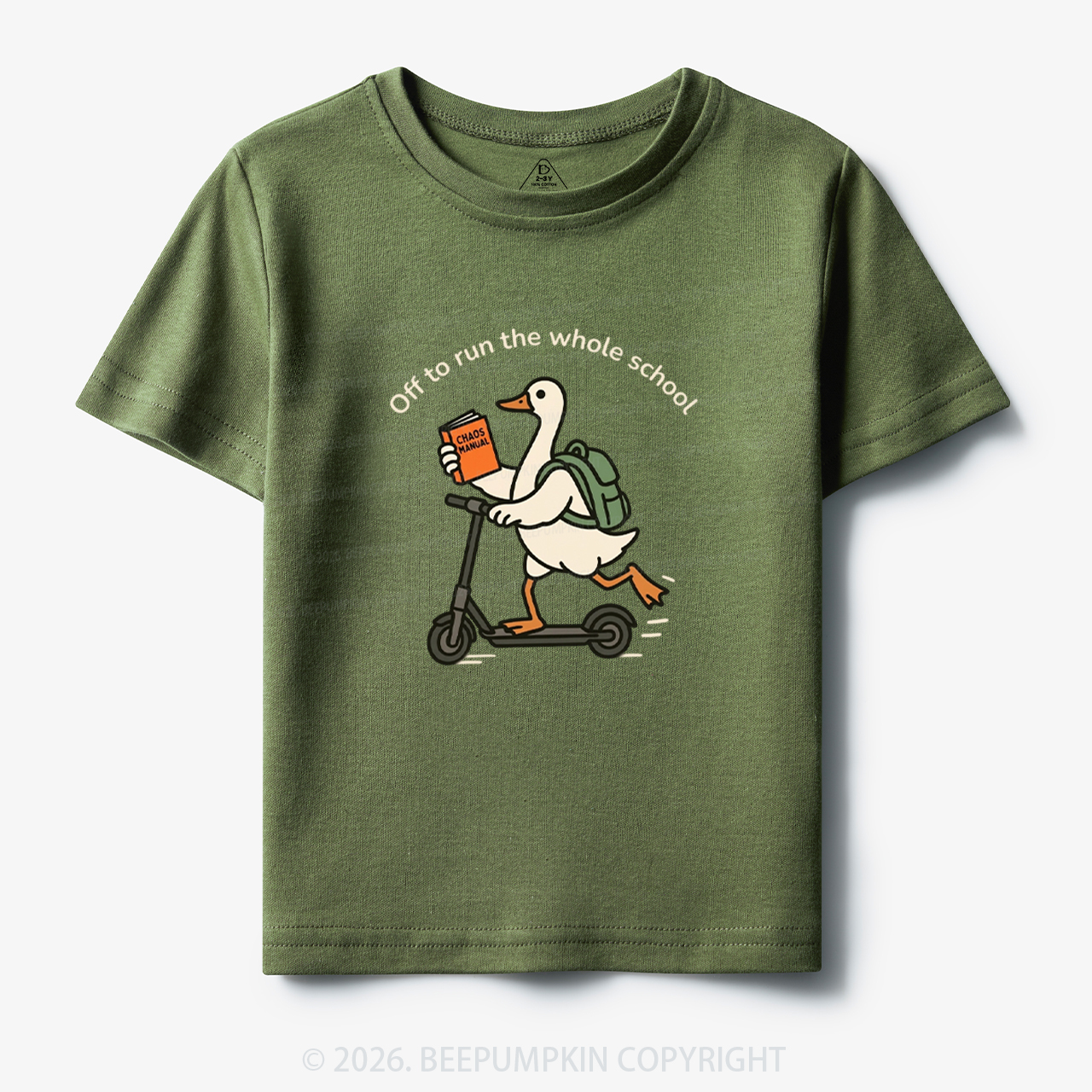 Off to Run the Whole School Funny Back To School Toddler&Kid's Tees