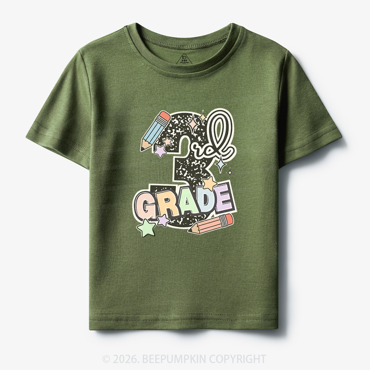 Third Grade Pencil Back To School Toddler&Kid's Tees