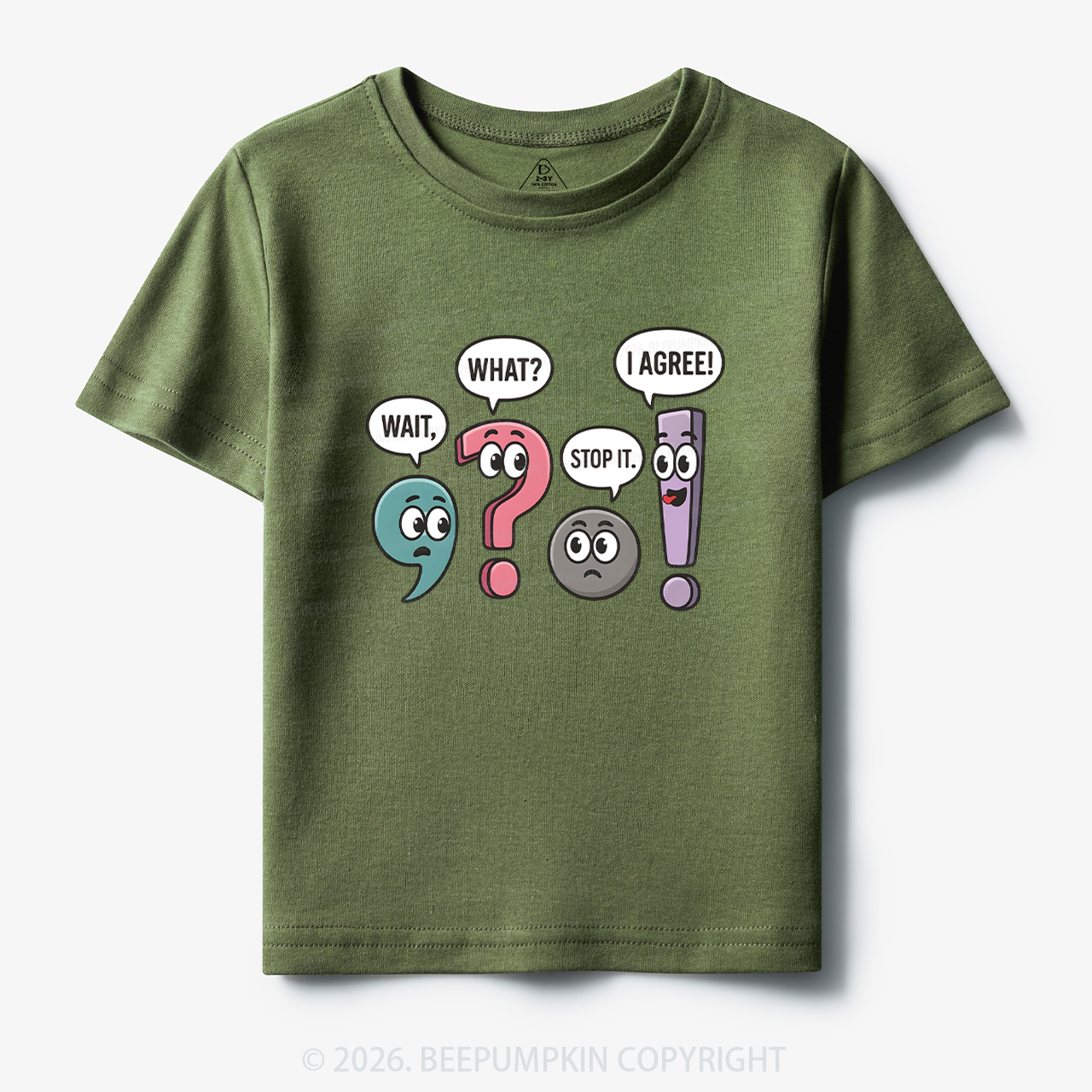 Funny Punctuation Back to School Toddler&Kid's Tees