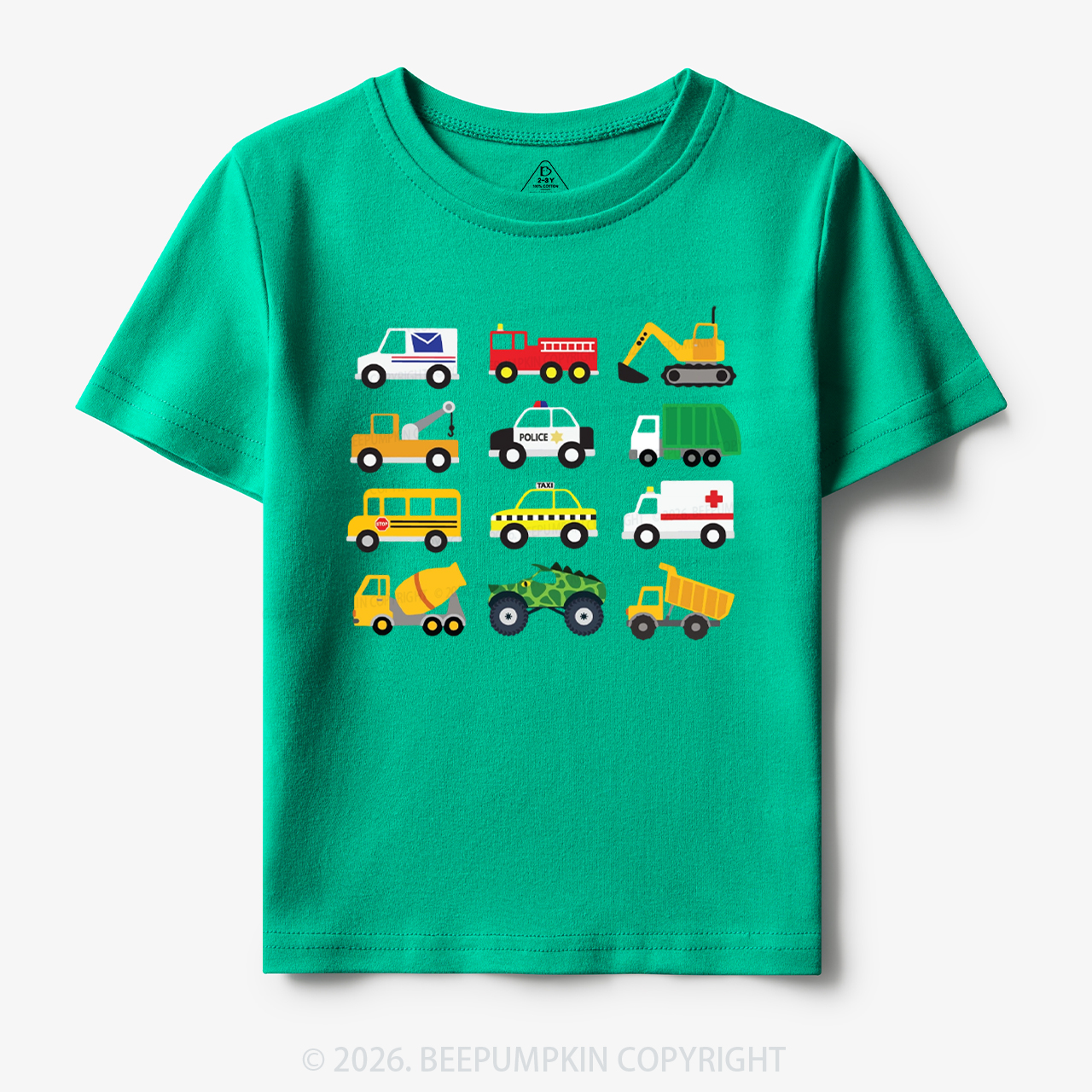 Lots of Trucks Toddler&Kid's Tees