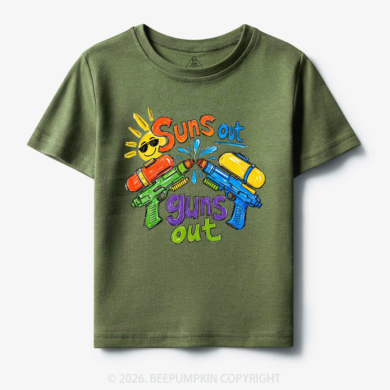 Funny Summer Suns Out Toddler&Kid's Tees