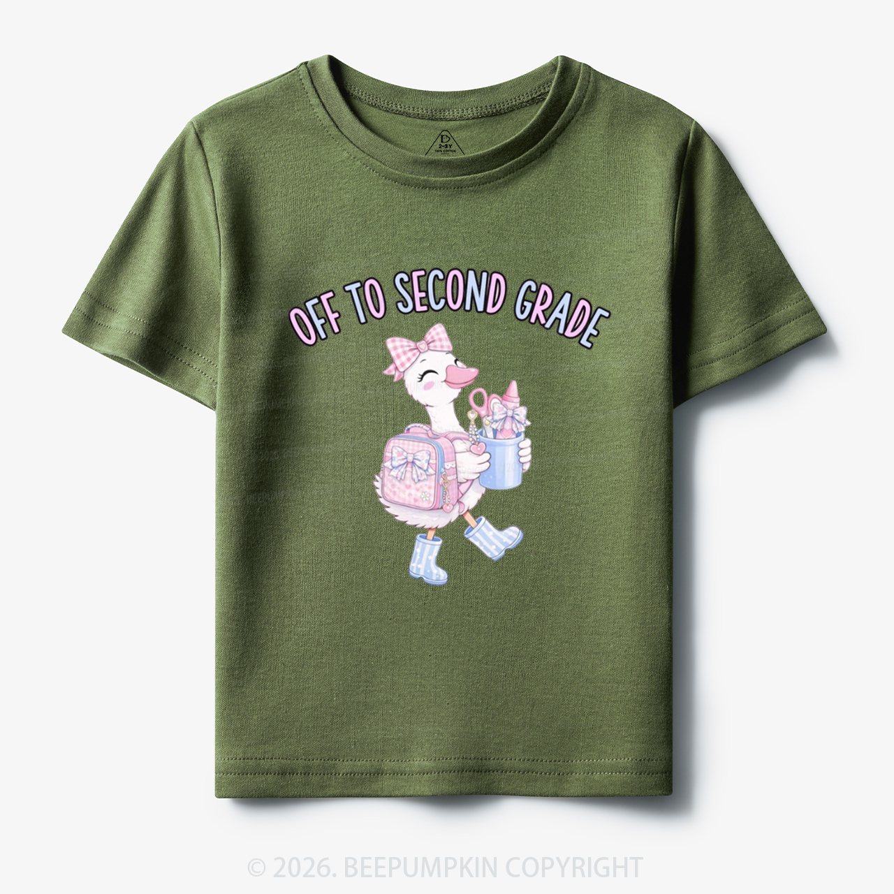 Personalized Off To Grade Back To School Toddler&Kid's Tees