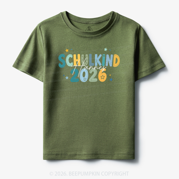 Personalized Schulkind First Day of School Toddler&Kid's Tees