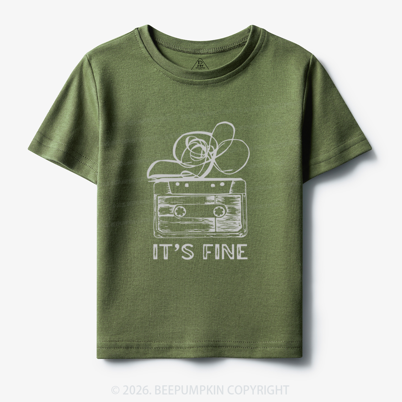 Retro Cassette Tape It’s Fine Toddler&Kid's Tees