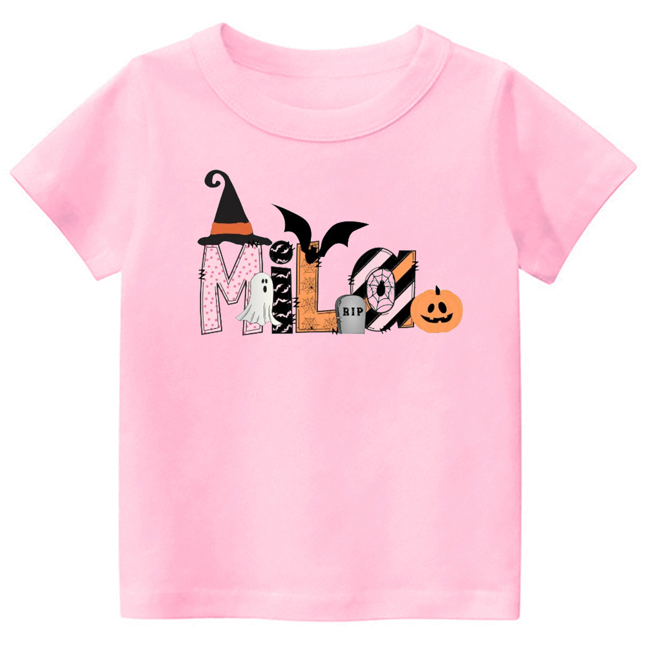 Personalized Halloween Name Kids Shirt 