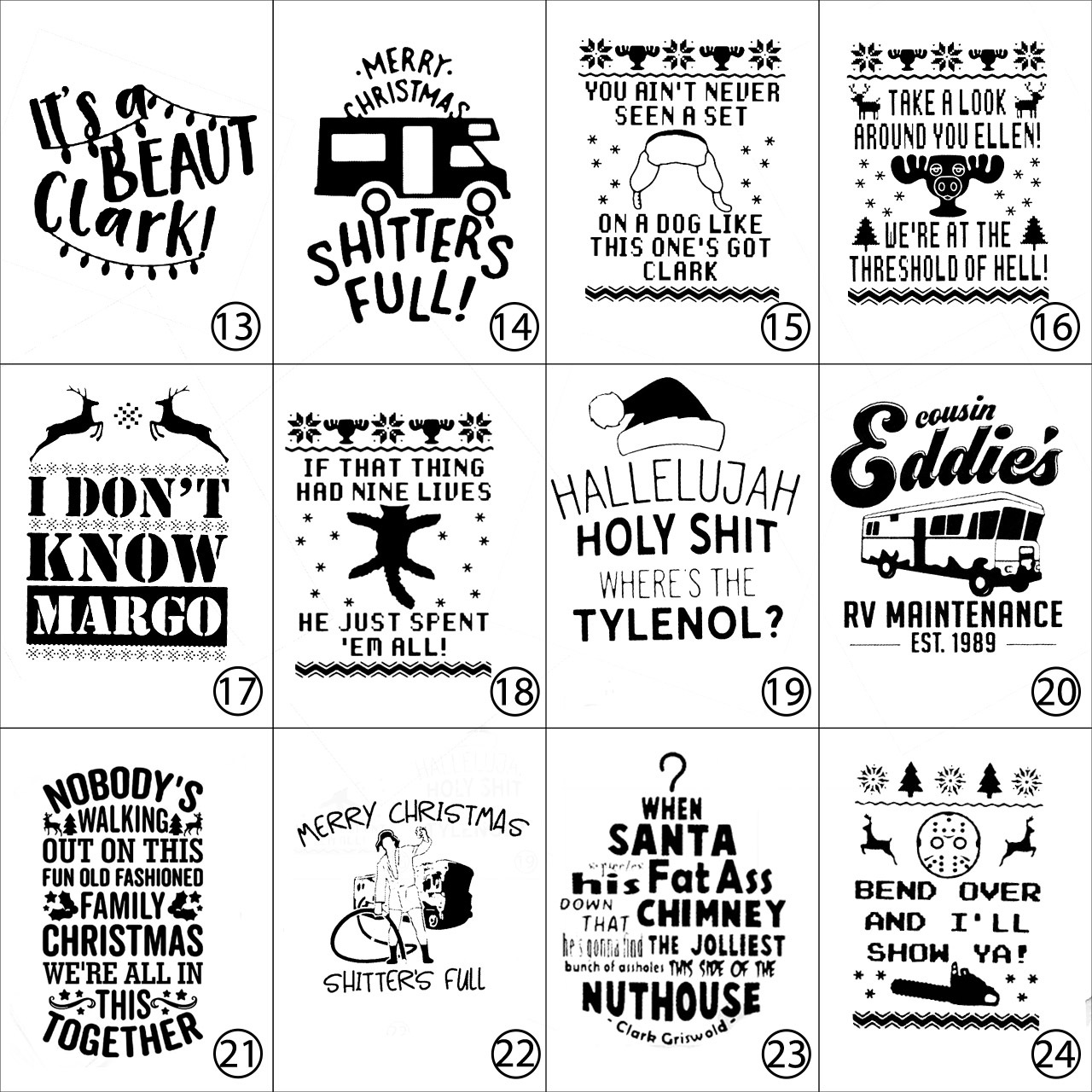 Fun pattern Christmas special Family Matching Shirts Beepumpkin