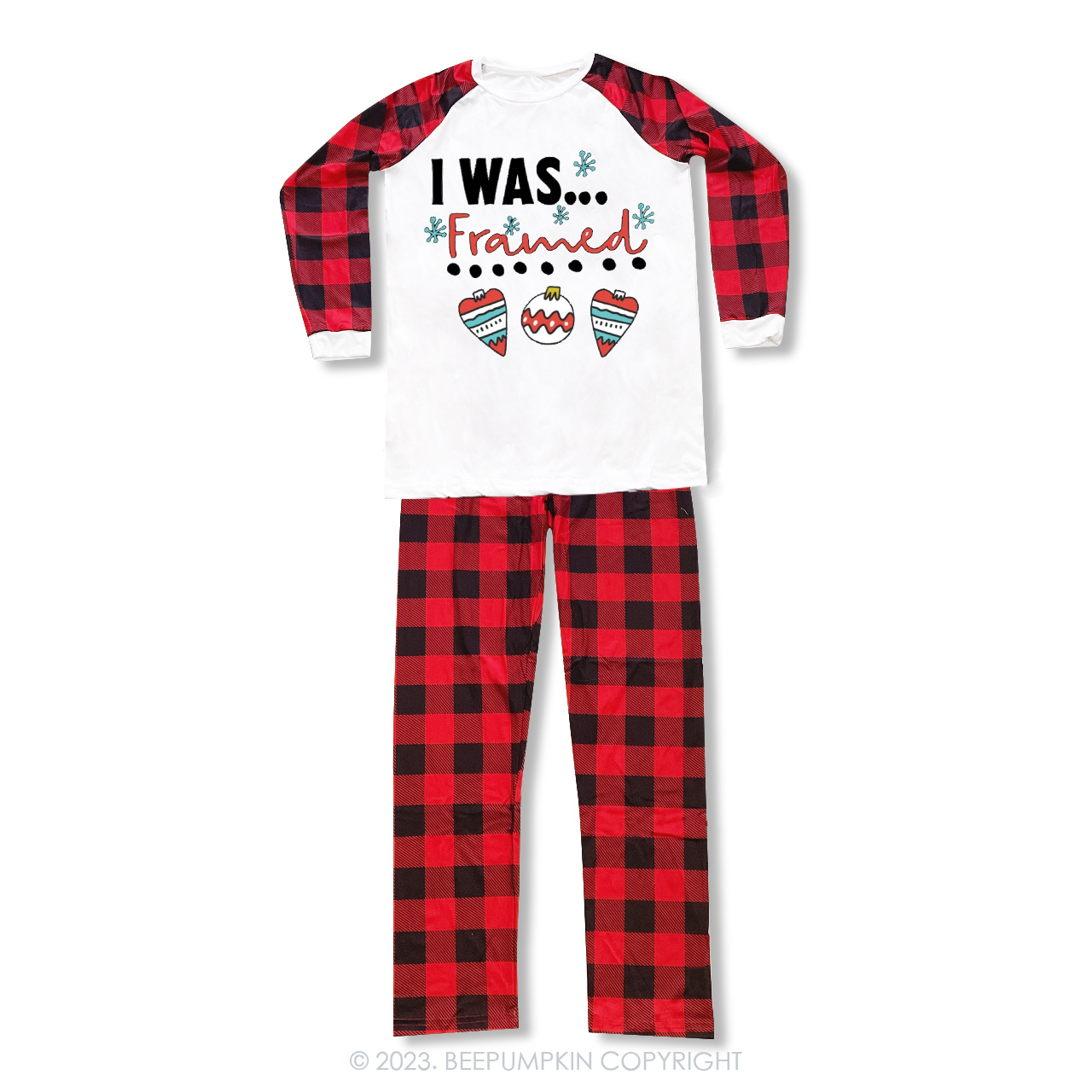 Christmas Snow Family Group Pajamas Beepumpkin