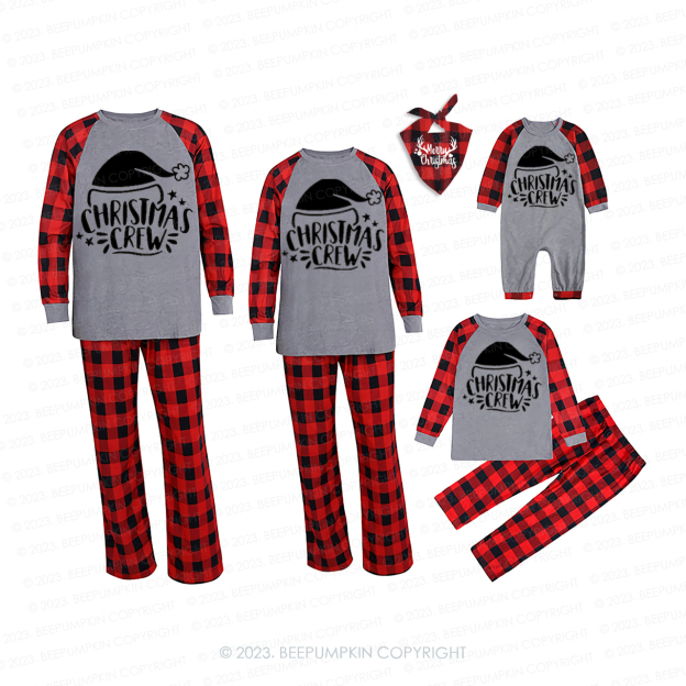 Romantic Christmas Crew Family Matching Pajamas Beepumpkin