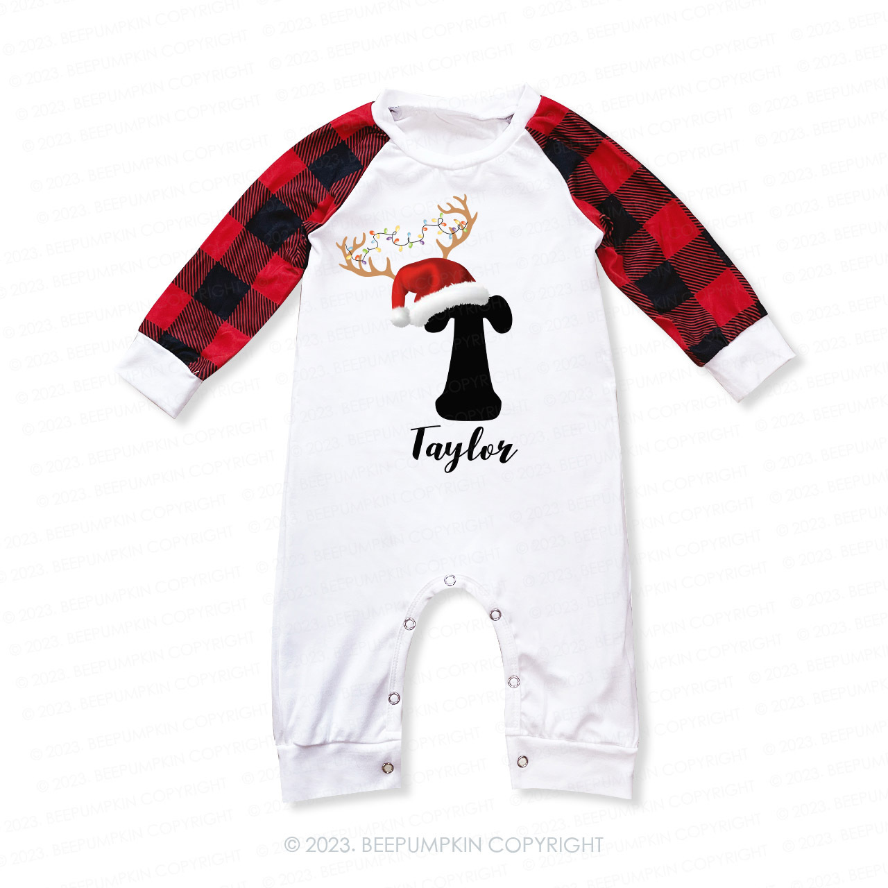 Personalized Christmas Gift Family Matching Pajamas Beepumpkin