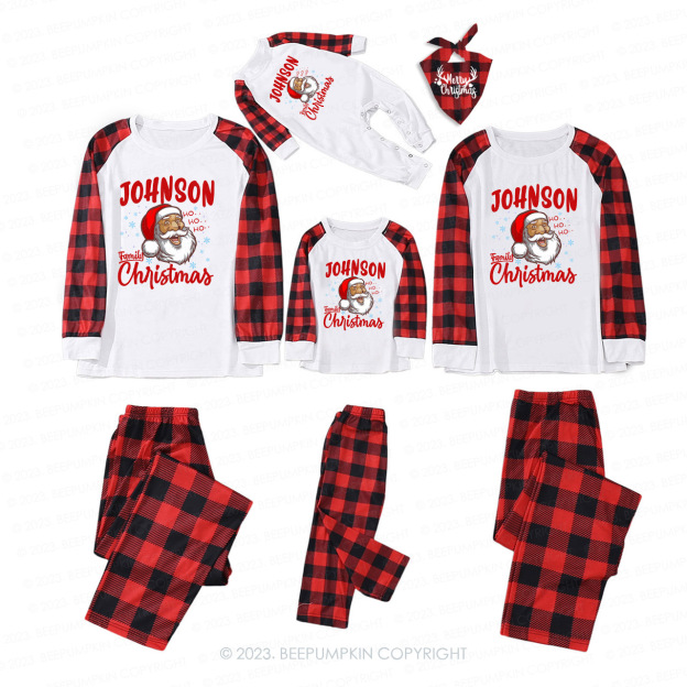 Santa Claus Jonhson Family Matching Pajamas Beepumpkin