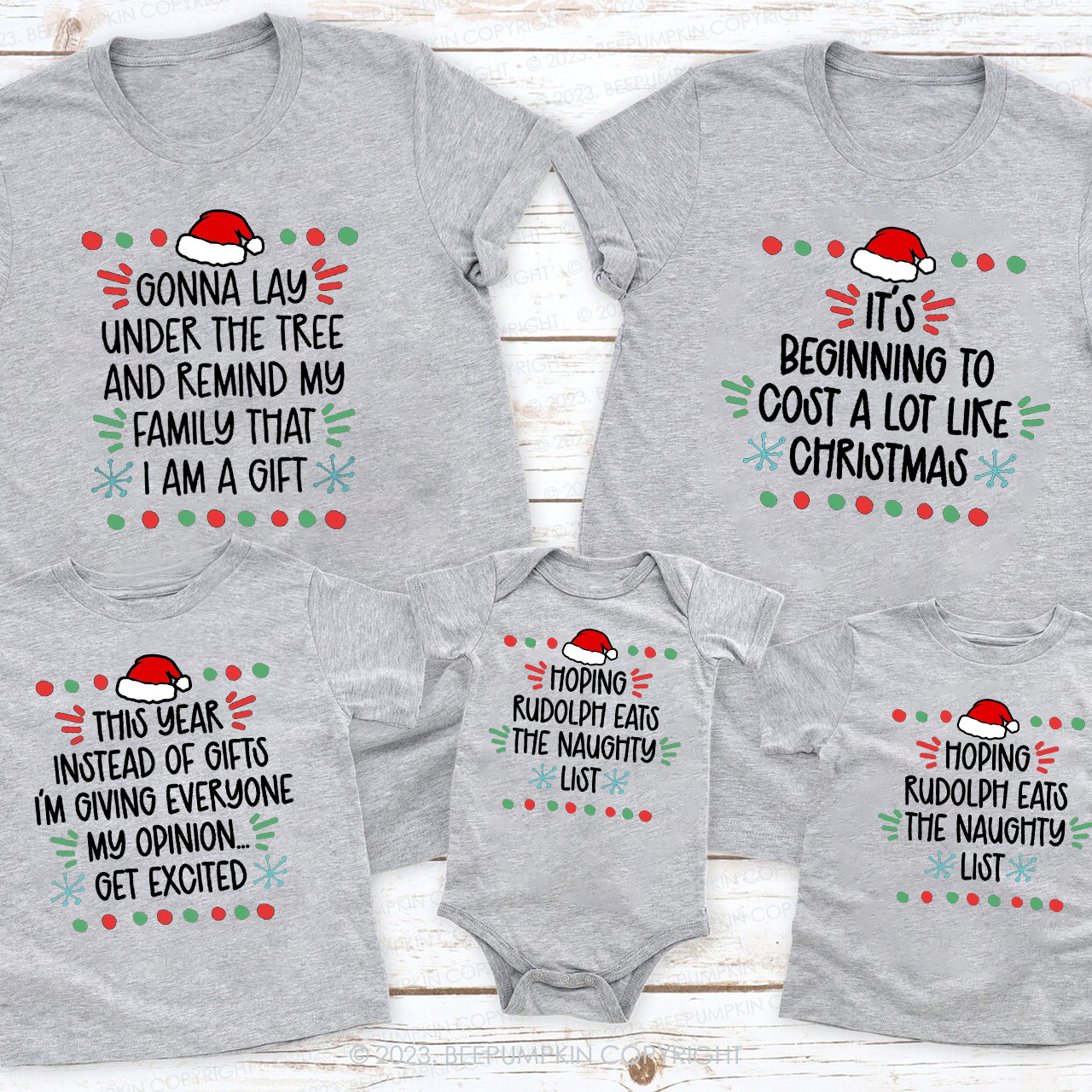 Personalized A letter to Christmas Family Matching Shirt