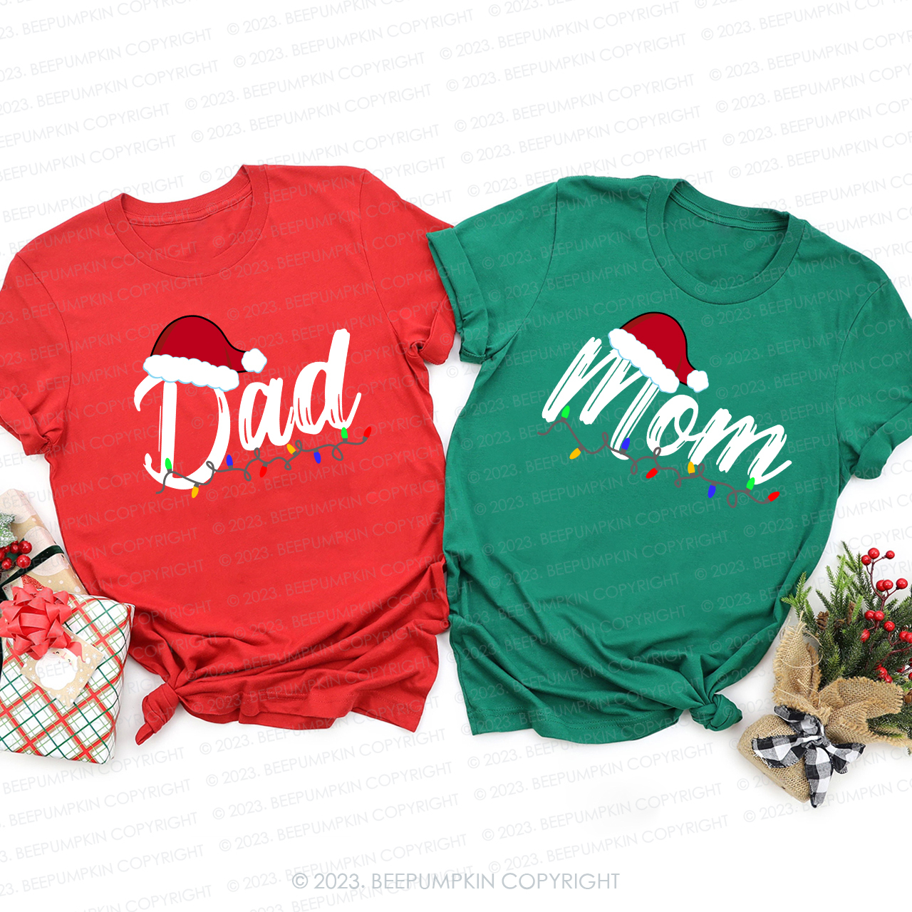Personalized Santa Claus Reunion Family Shirts