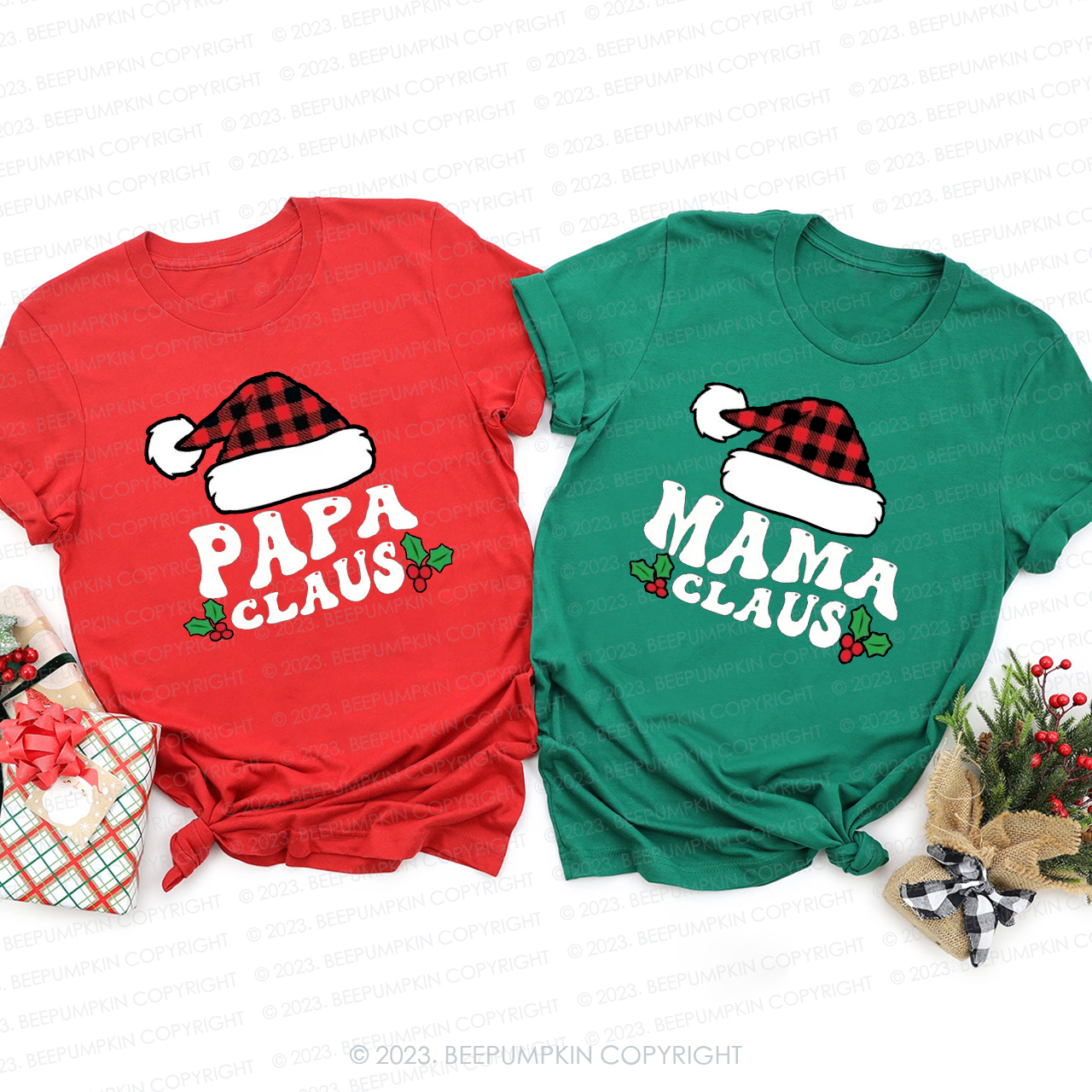 Gigi Claus Funny Group Christmas Festive Family Matching Shirts