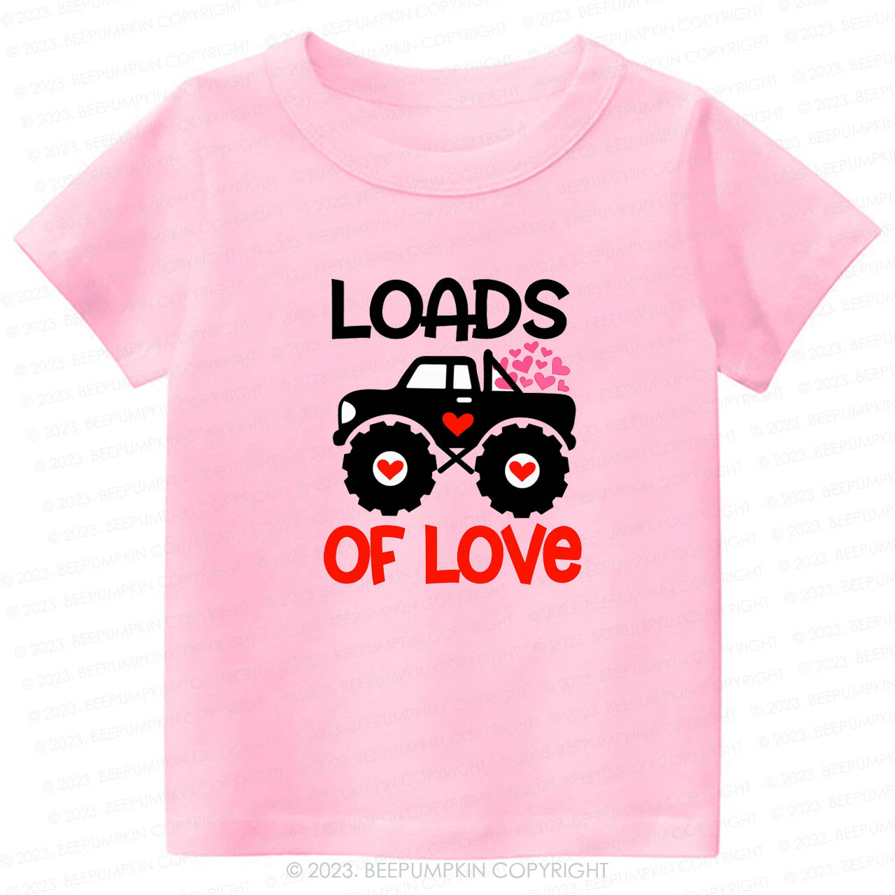 Loads of Love Valentines Truck -Toddler Tees