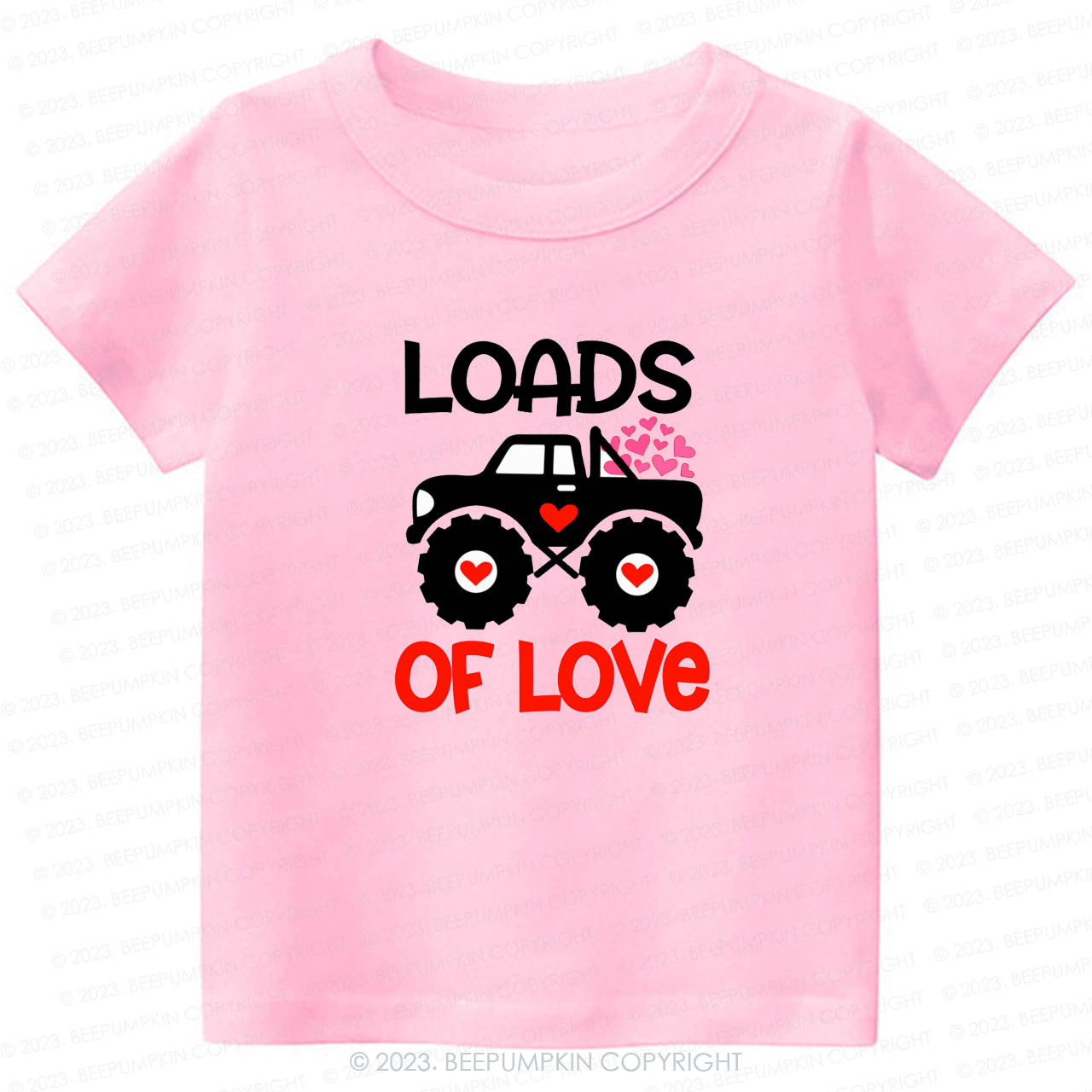 Loads of Love Valentines Truck -Toddler Tees
