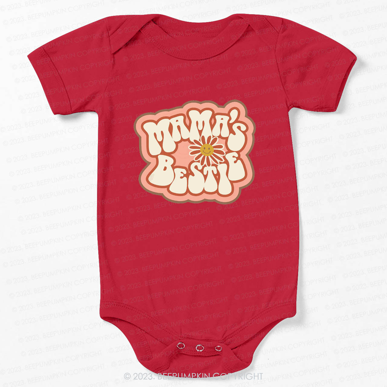 Mama's Bestie Sunflower Bodysuit For Baby