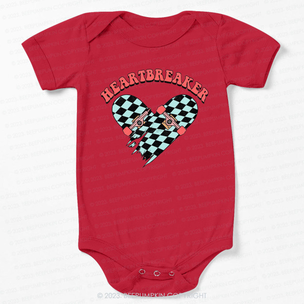 Heart Breaker Valentines Day Bodysuit For Baby