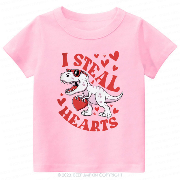I Steal Hearts Valentine's Day Kids Tees