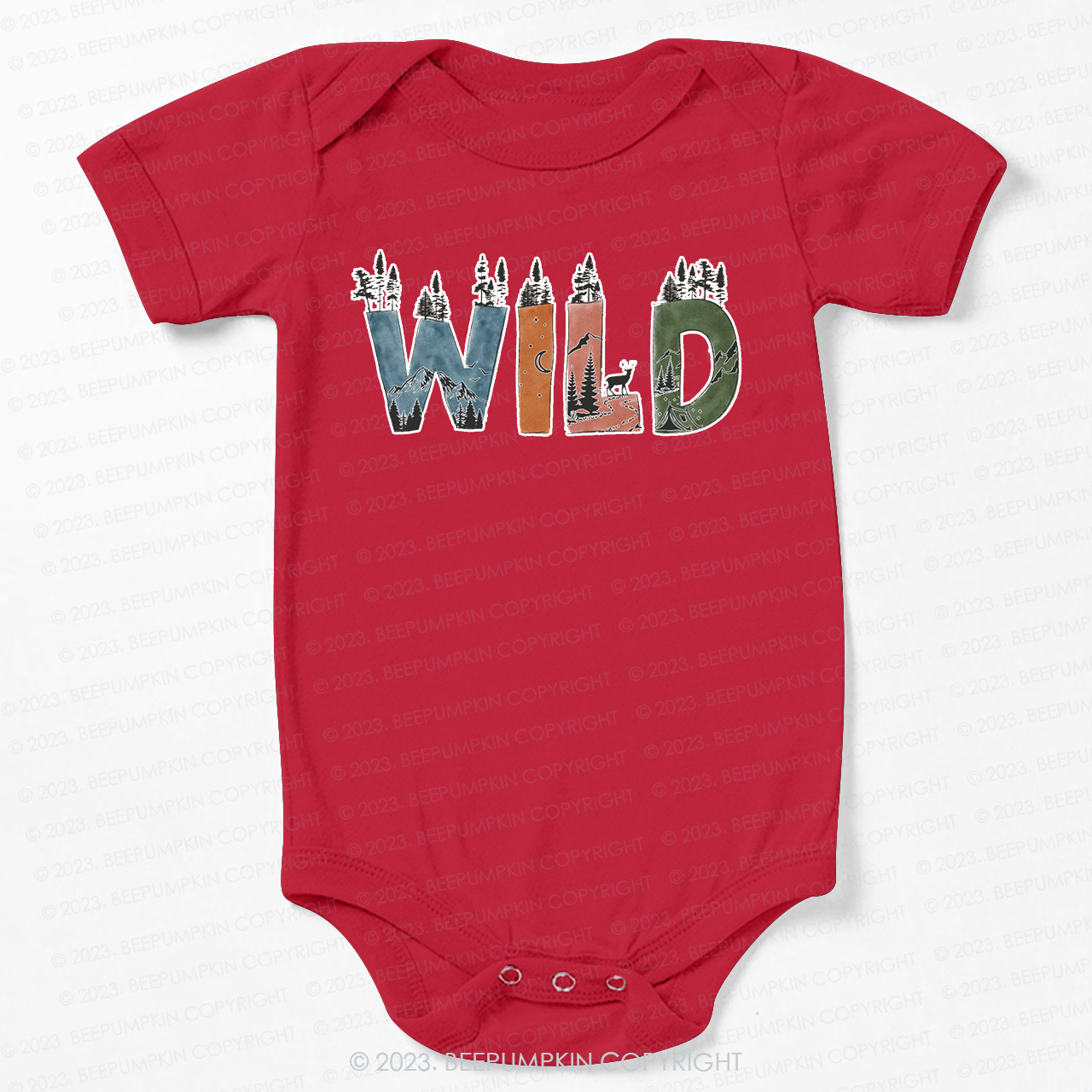 Wild Hiking Outdoors Adventure Bodysuit For Baby