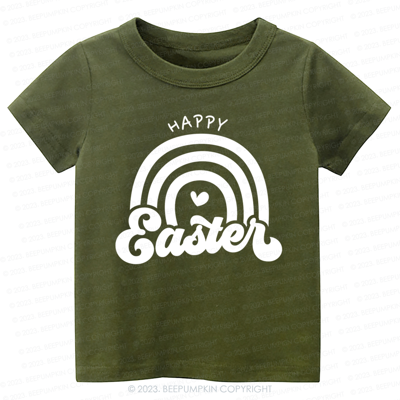 Happy Easter Rainbow -Toddler Tees